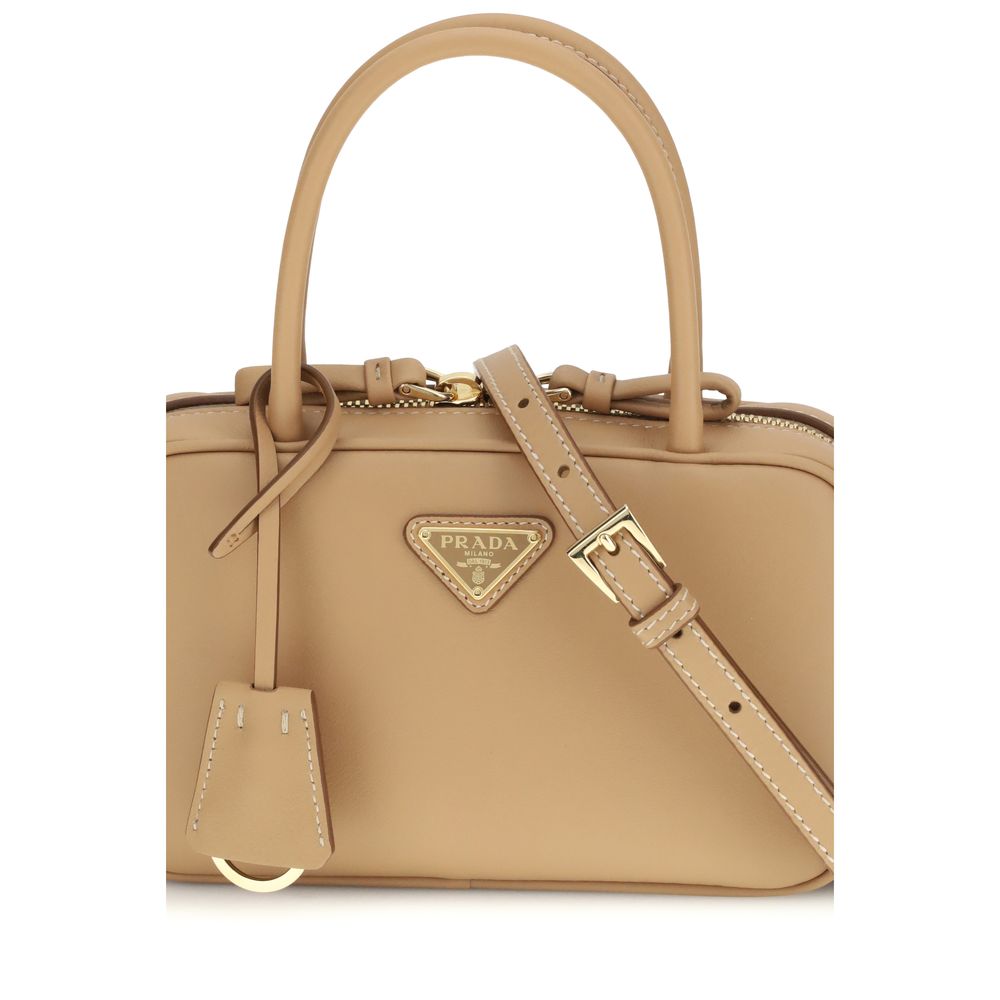 Prada Beige Calf Leather Handbag