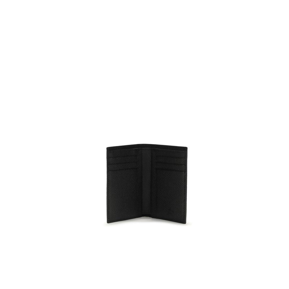 Valentino Garavani Black Calf Leather Wallet