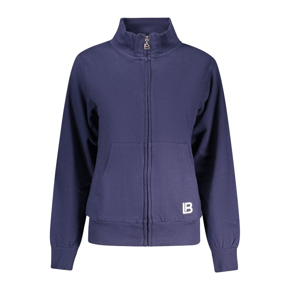 Laura Biagiotti Blue Cotton Sweatshirt
