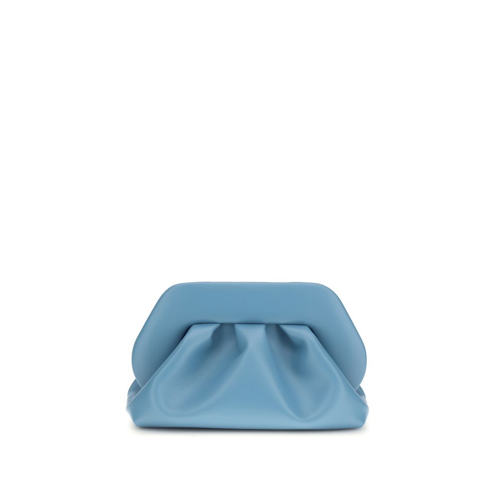 THEMOIRè Light Blue Vegan Leather Clutch Bag