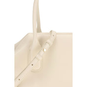 THEMOIRè Cream Other Fibres Shoulder Bag