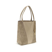 Chloé Beige Spin Leather Shoulder Bag