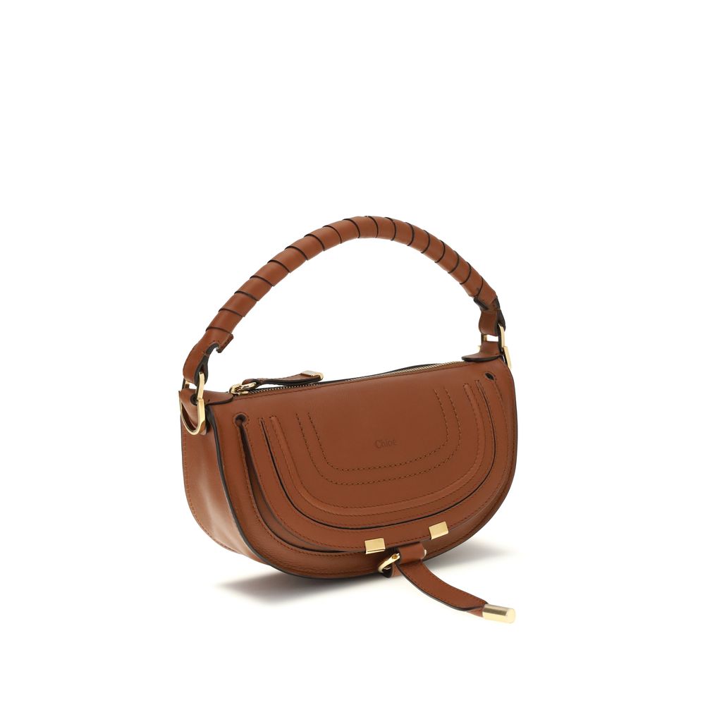 Chloé Brown Calf Leather Mini Shoulder Bag