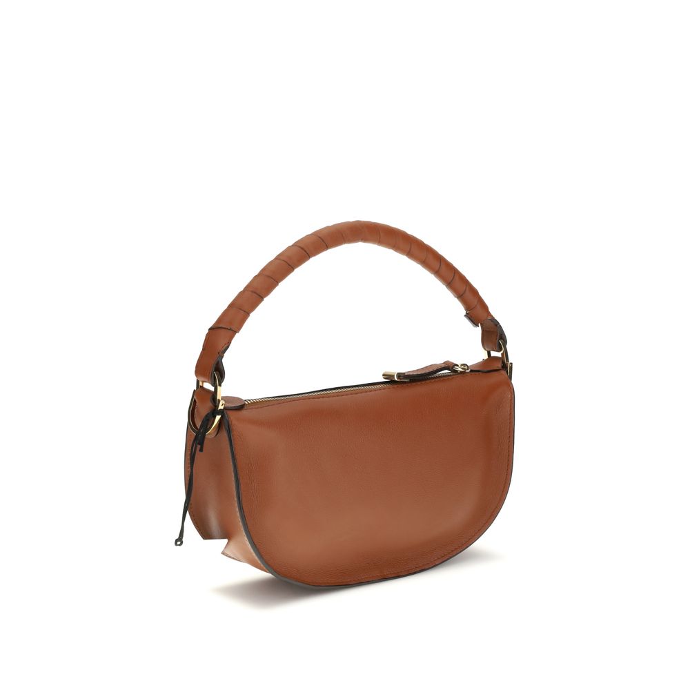 Chloé Brown Calf Leather Mini Shoulder Bag