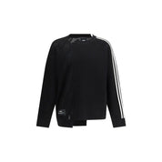 Y-3 Black Viscose Logo Knit Sweatshirt