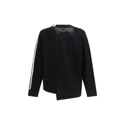 Y-3 Black Viscose Logo Knit Sweatshirt