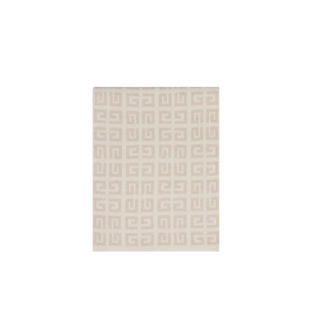 Givenchy Beige Cashmere Wool Scarf