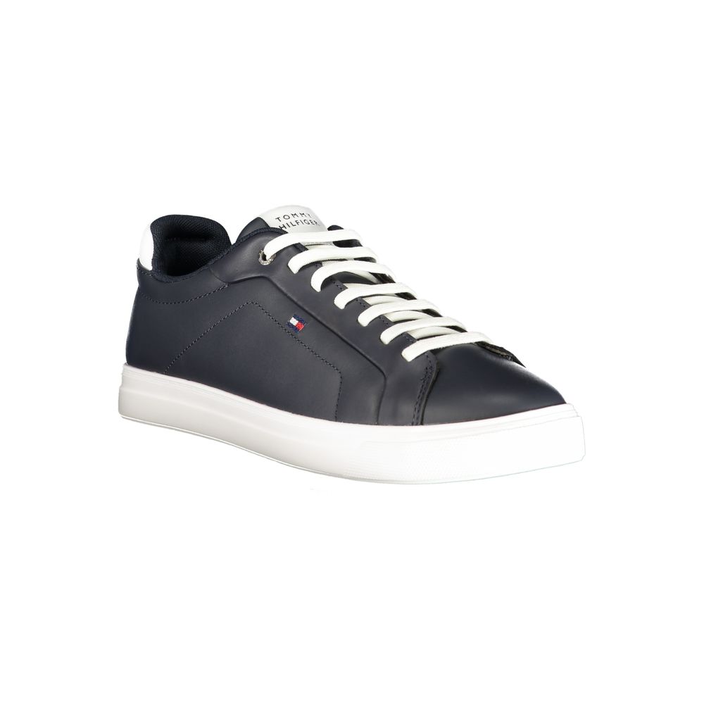 Tommy Hilfiger Blue Polyurethane Sneakers
