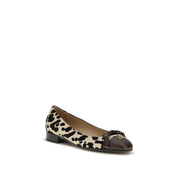 Valentino Garavani Multicolor Calf Leather Ballet Flats