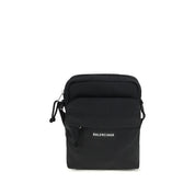 Balenciaga svart polyamid Explorer axelväska