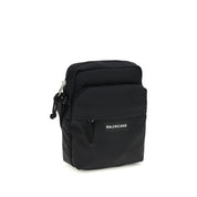 Balenciaga svart polyamid Explorer axelväska