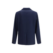 Gucci Blue Cotton Jersey Jacket