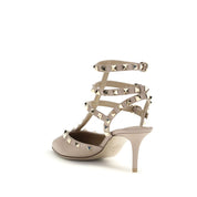 Valentino Garavani Gray Calf Leather Pumps