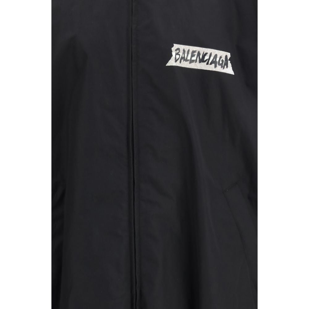 Balenciaga Black Technical Cotton Poplin Jacket