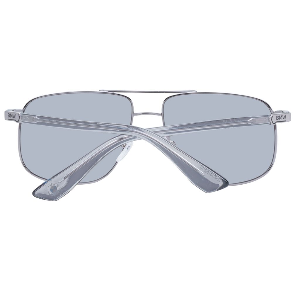 BMW Grey Metal Aviator Sunglasses