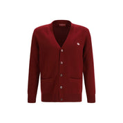 Gucci Bordeaux Wool Cashmere Cardigan