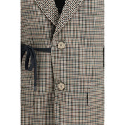 Balenciaga Multicolor Lyocell Coat