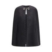 Gucci Gray Wool Cape