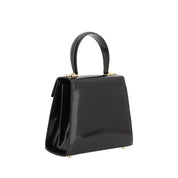 Ferragamo Black Calf Leather Handbag