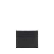 Ferragamo Black Calf Leather Card Holder
