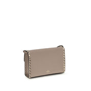 Valentino Garavani Multicolor Calf Leather Shoulder Bag
