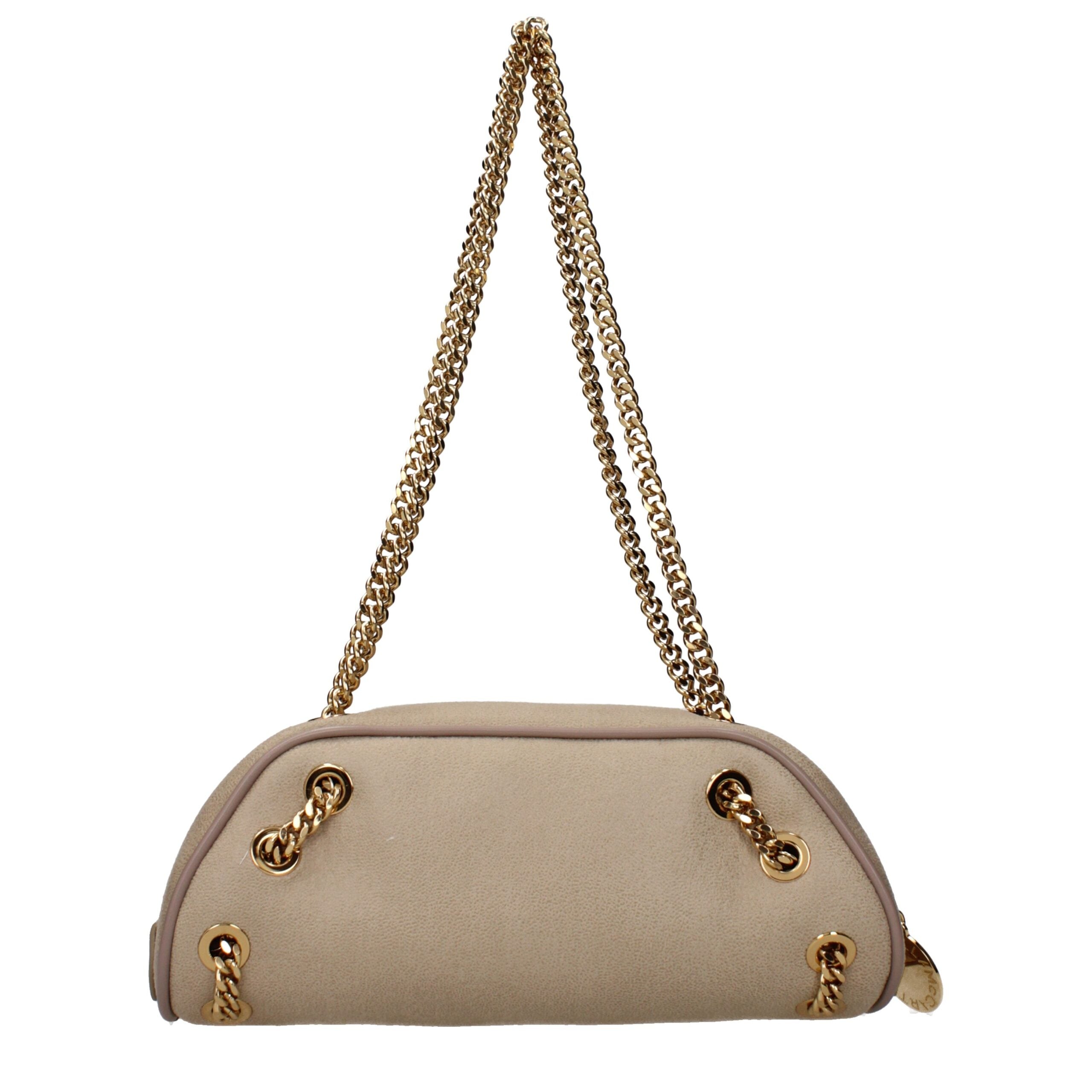 Stella McCartney Beige Eco Suede Shoulder Bag