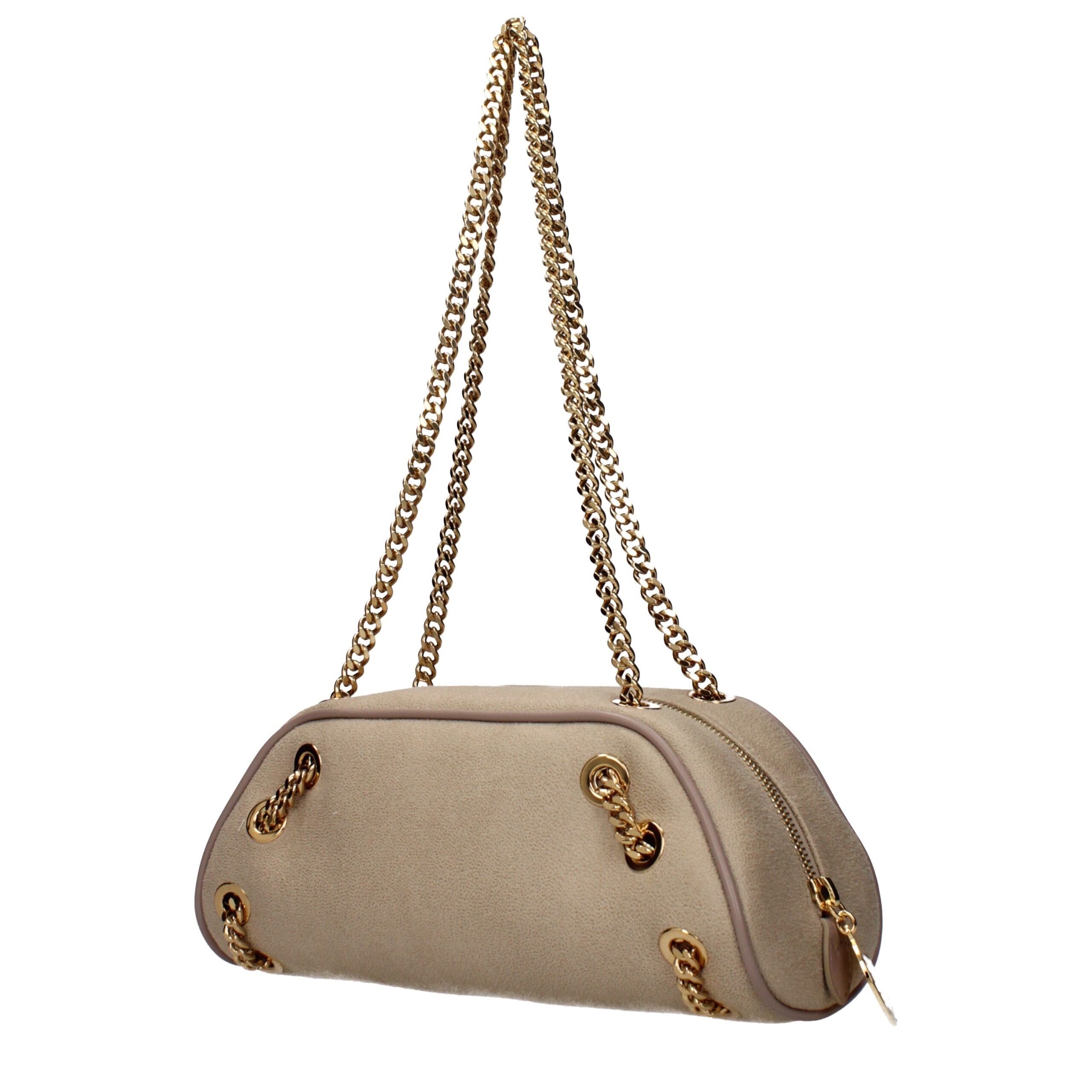 Stella McCartney Beige Eco Suede Shoulder Bag