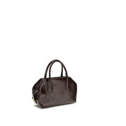 THEMOIRè Brown Polyurethane Shoulder Bag
