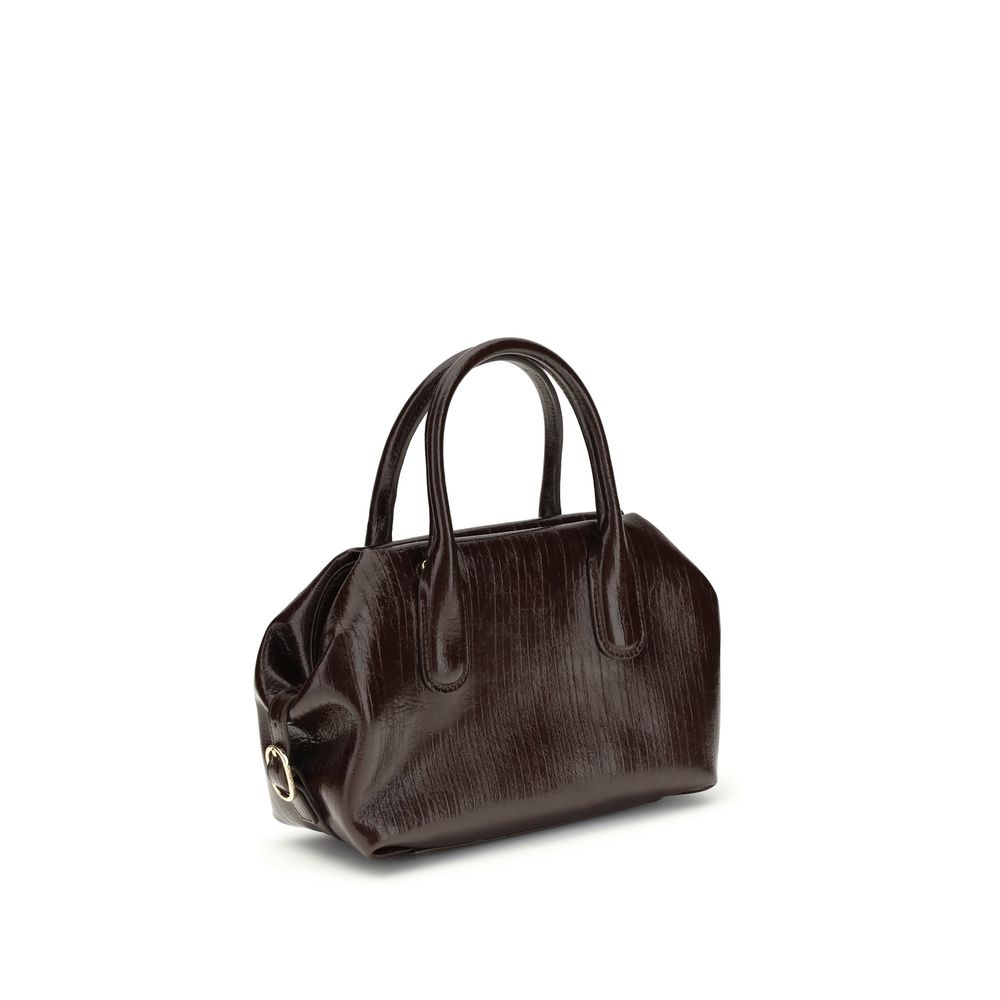 THEMOIRè Brown Polyurethane Shoulder Bag