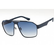 Police Blue Metal Sunglasses