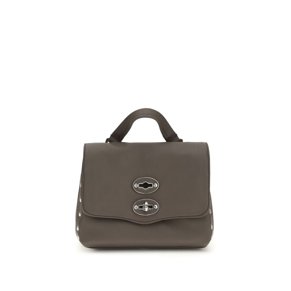 Zanellato Brown Calf Leather Postina Handbag