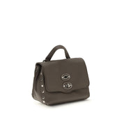 Zanellato Brown Calf Leather Postina Handbag