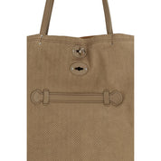 Zanellato Beige Calf Leather Tote Bag