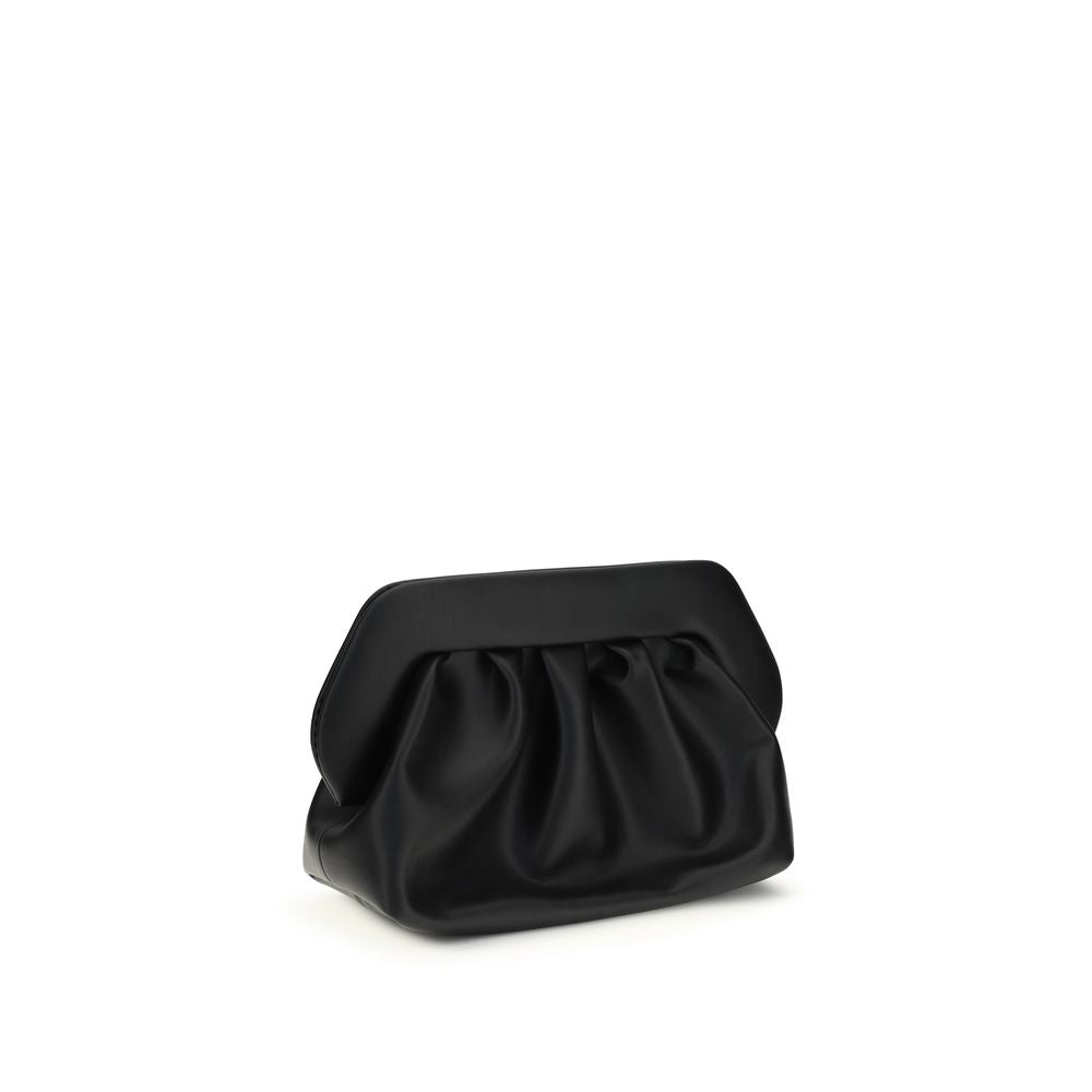 THEMOIRè Black Vegan Leather Clutch Bag