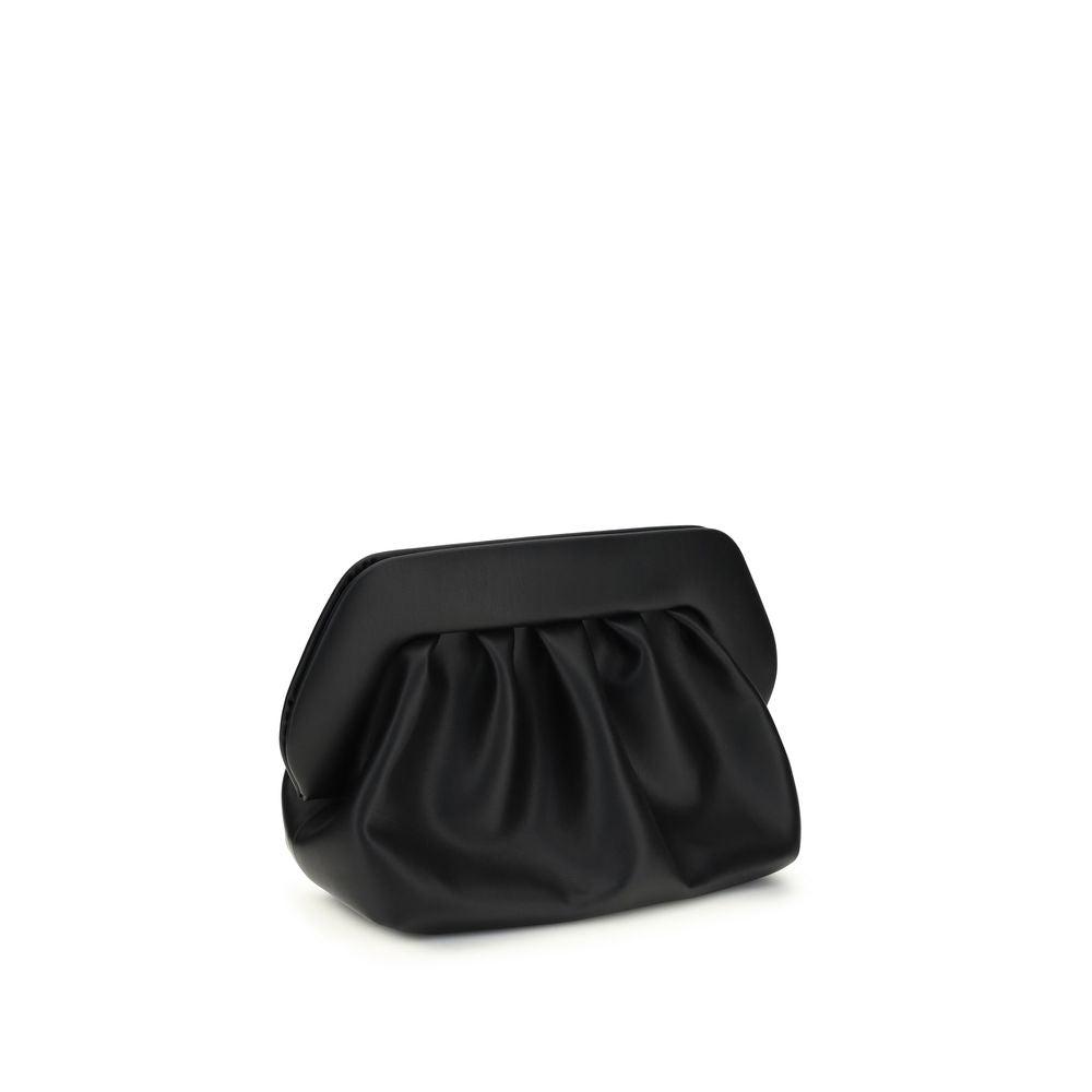 THEMOIRè Black Vegan Leather Clutch Bag