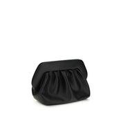 THEMOIRè Black Vegan Leather Clutch Bag