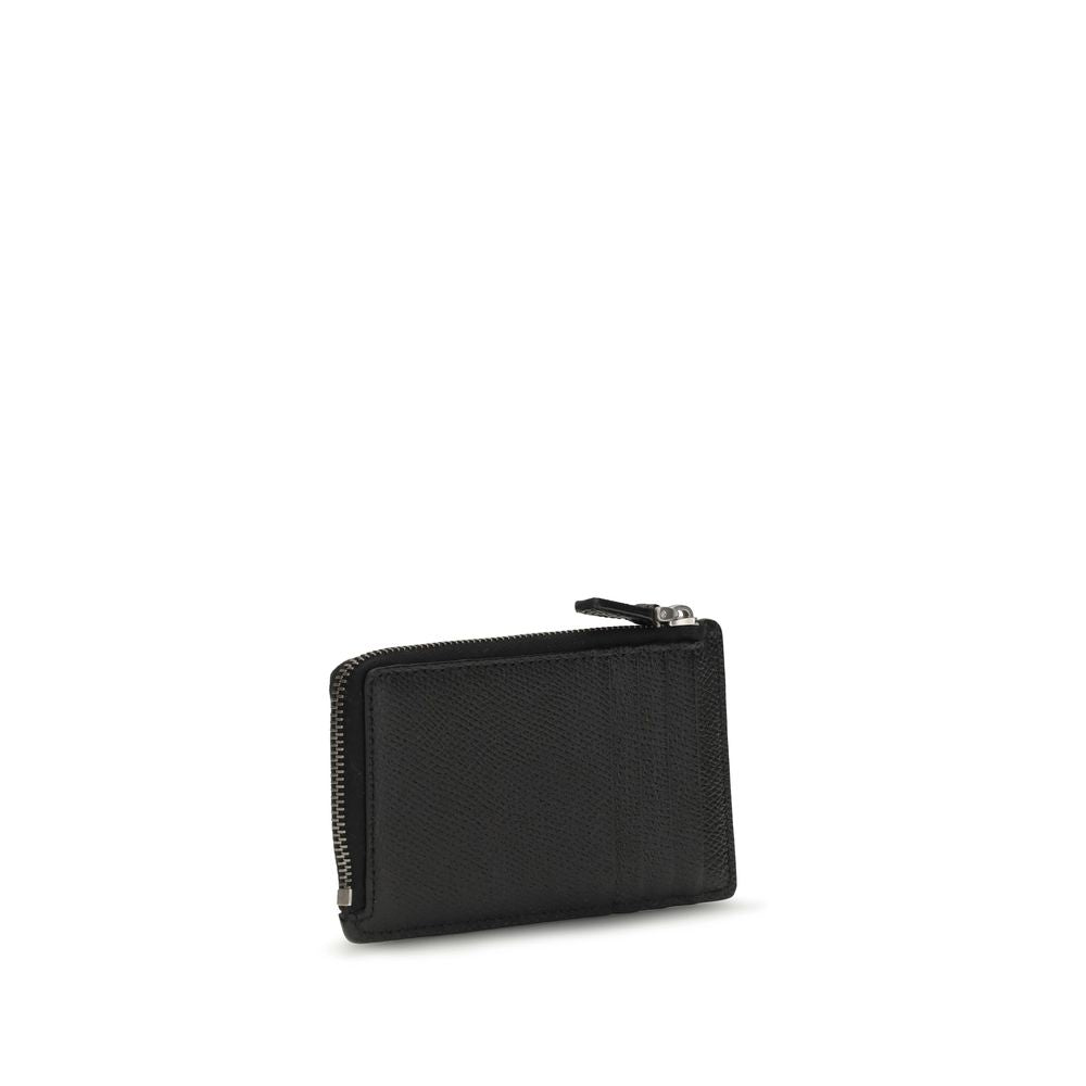 Valentino Garavani Black Calf Leather Wallet