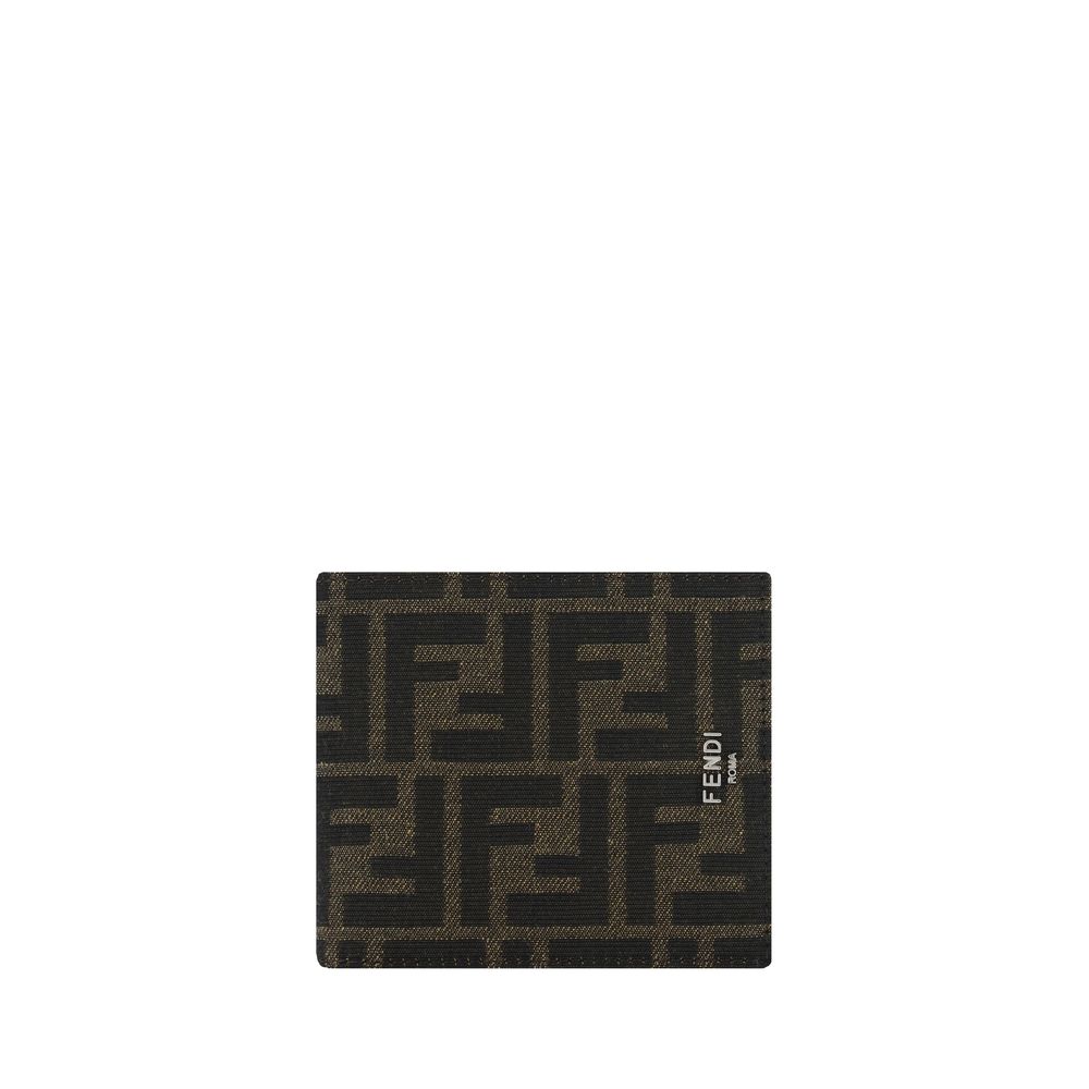 Fendi Brown Calf Leather Wallet