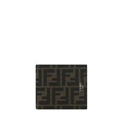 Fendi Brown Calf Leather Wallet