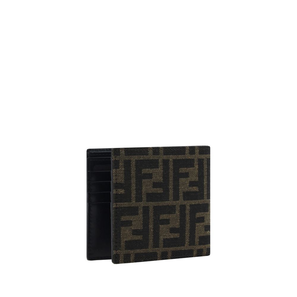 Fendi Brown Calf Leather Wallet