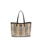 Burberry Multicolor Cotton Medium Highlands Tote Bag