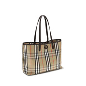 Burberry Multicolor Cotton Medium Highlands Tote Bag