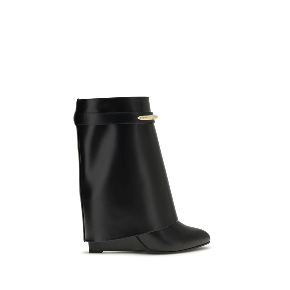 Givenchy Black Calf Leather Ankle Boots