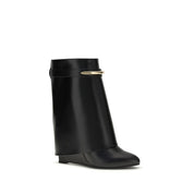 Givenchy Black Calf Leather Ankle Boots