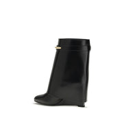 Givenchy Black Calf Leather Ankle Boots