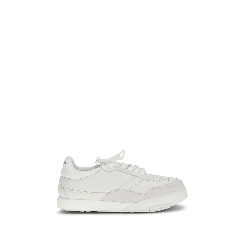 Givenchy White Calf Leather Low Top Sneakers