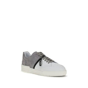 Moschino Multicolor Calf Leather Low Top Sneakers