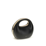 Sacai Black Calf Leather Handbag