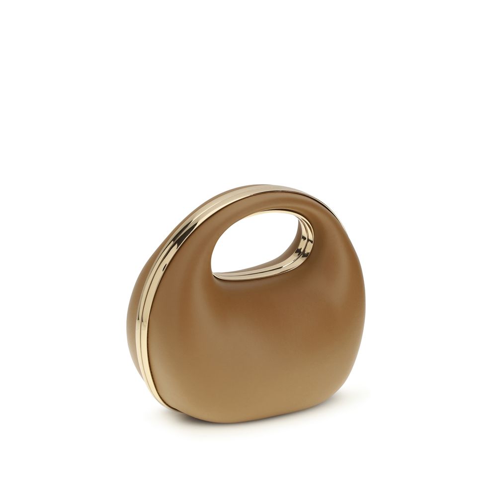 Sacai Brown Calf Leather Handbag
