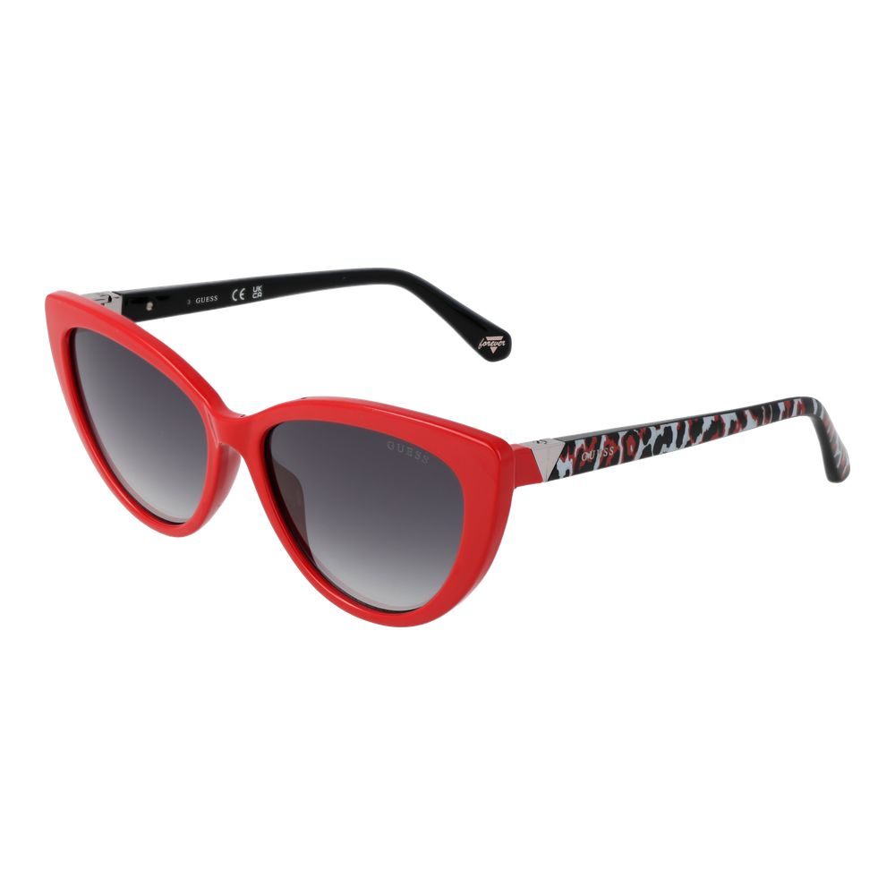 Guess Red Plastic Cat Eye Sunglasses